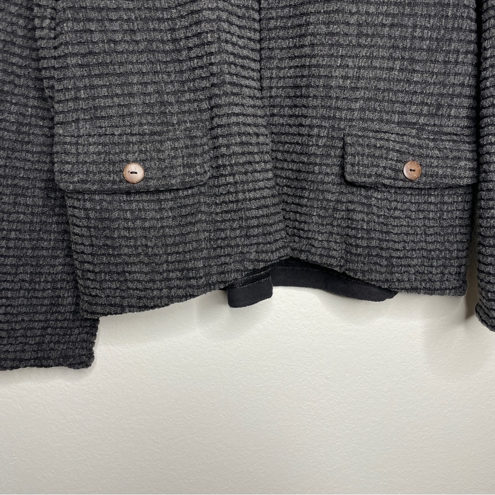 Military Style Snap Button Unique Jacket - Picture 4 of 7